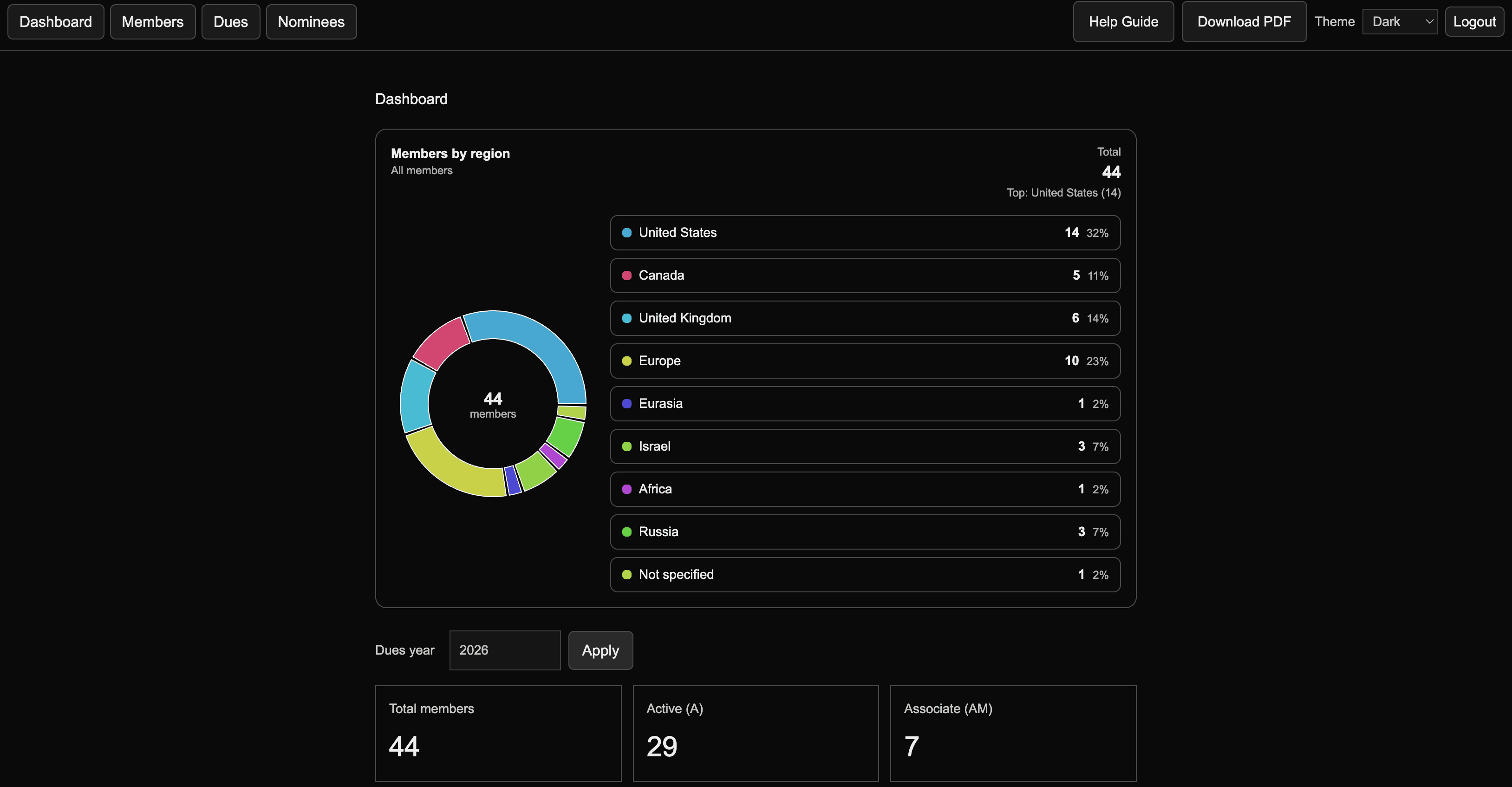 Membership and Enrollment Management App